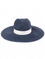 Шляпа с широкими полями и контрастной отделкой Max&Co  –  Обтравка1