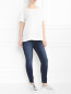 Узкие джинсы из эластичного денима Marina Sport  –  МодельОбщийВид
