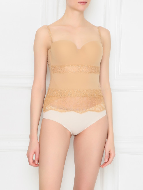 Корсет с вставками из кружева La Perla - МодельОбщийВид