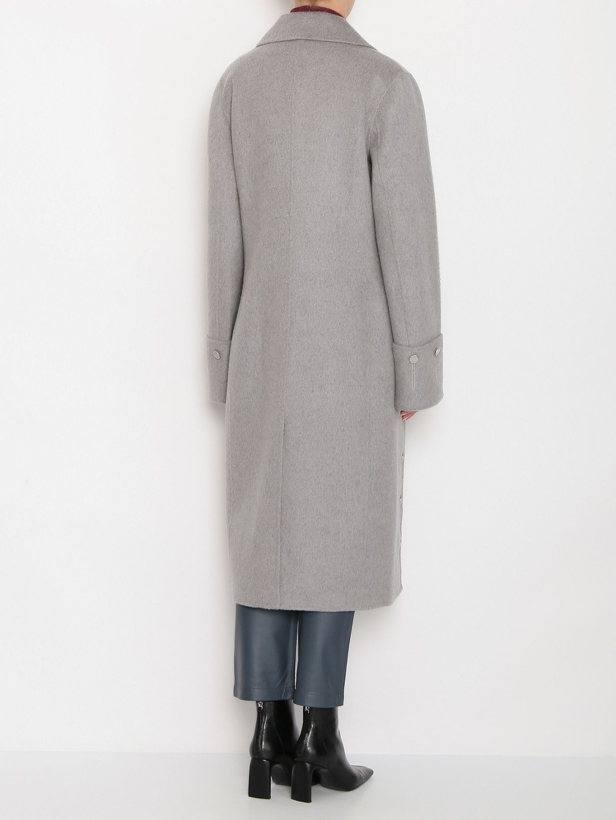 Пальто из шерсти и кашемира J.W. Anderson  –  МодельВерхНиз1  – Цвет:  Серый