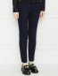 Укороченные брюки из шерсти с карманами Luisa Spagnoli  –  МодельВерхНиз