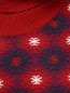 Удлиненный шерстяной свитер с узором BOSCO  –  Деталь