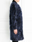 Пальто из кожи ягненка с отделкой из меха Fabio Gavazzi  –  Модель Верх-Низ2