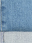 Укороченные джинсы прямого кроя с потертостями Adriano Goldschmied  –  Деталь2