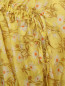 Платье из шелка с цветочным принтом N21  –  Деталь