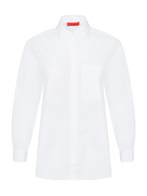 Базовая рубашка из хлопка с карманом Max&Co - Общий вид
