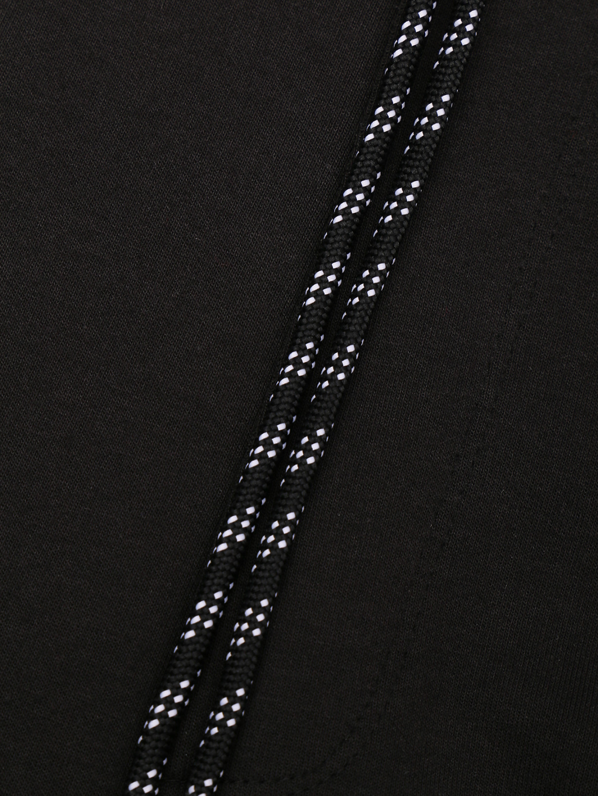 Трикотажные брюки на резинке с лампасами Michael by MK  –  Деталь  – Цвет:  Черный