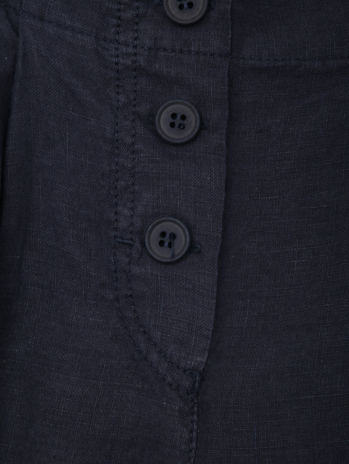 Шорты с карманами и пуговицами Il Gufo  –  Деталь  – Цвет:  Синий