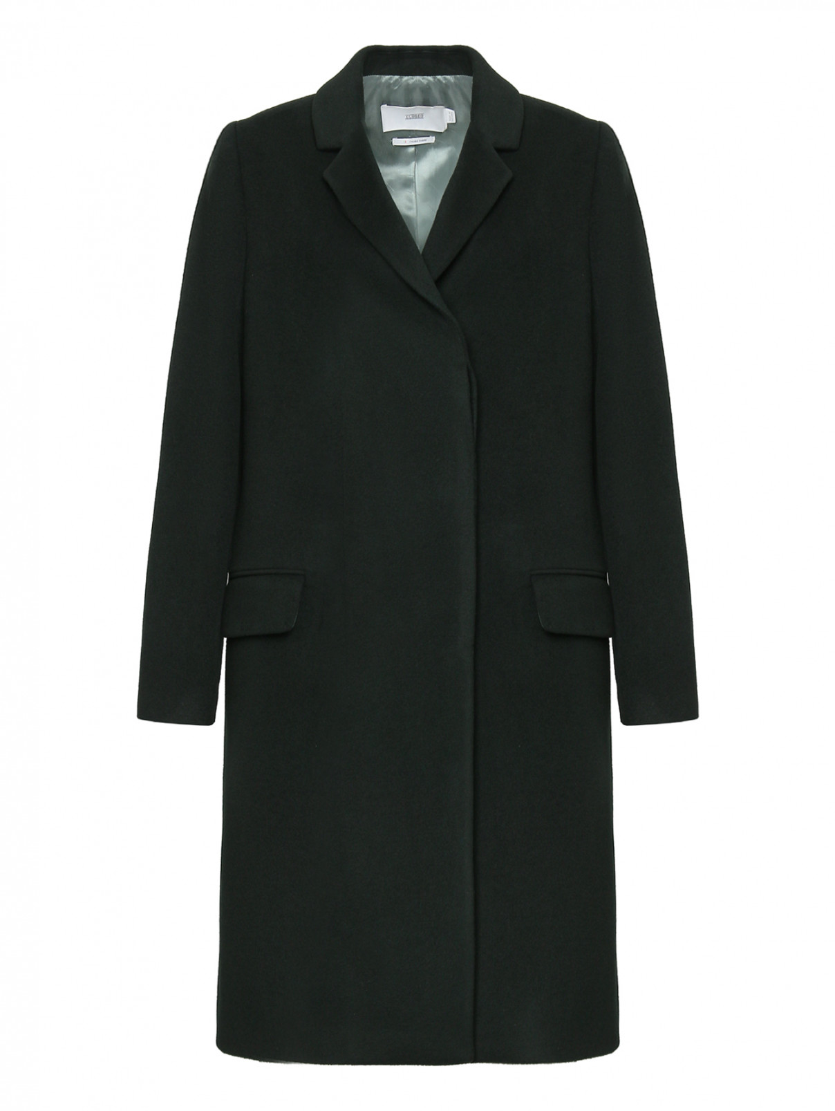 Пальто из шерсти и кашемира CLOSED  –  Общий вид  – Цвет:  Зеленый