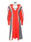 Платье трикотажное из шерсти с рисунком Sportmax  –  Общий вид