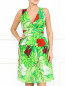 Блуза с цветочным принтом Moschino Cheap&Chic  –  Модель Верх-Низ