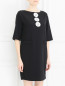 Платье свободного кроя с аппликацией Moschino Boutique  –  Модель Верх-Низ