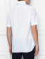 Рубашка из хлопка с короткими рукавами Ermenegildo Zegna  –  МодельВерхНиз1