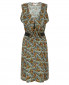 Платье-мини с узором и V-образным вырезом с поясом в комплекте Chloé Stora  –  Общий вид