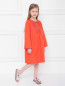 Платье из хлопка с вышивкой Alberta Ferretti Junior  –  МодельОбщийВид