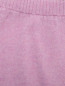 Кашемировые однотонные брюки Kyo  –  Деталь