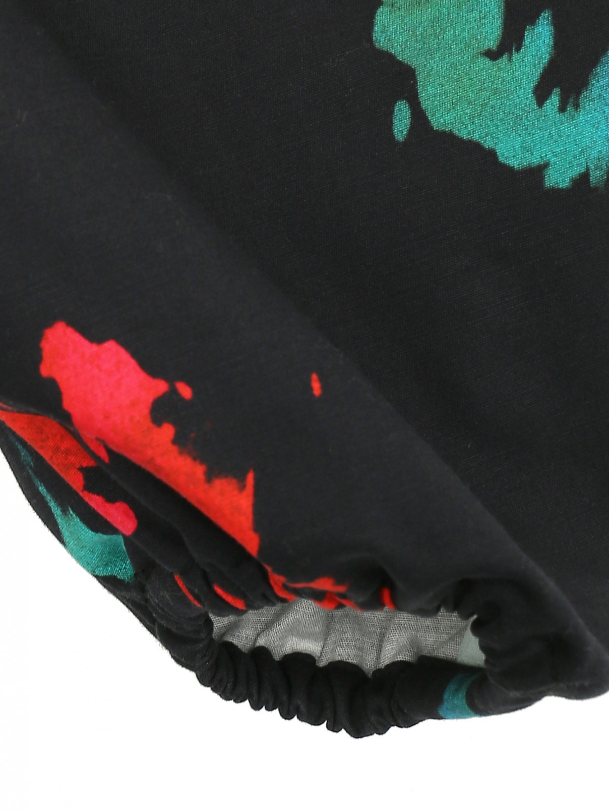Платье из хлопка с узором Marni  –  Деталь1  – Цвет:  Узор
