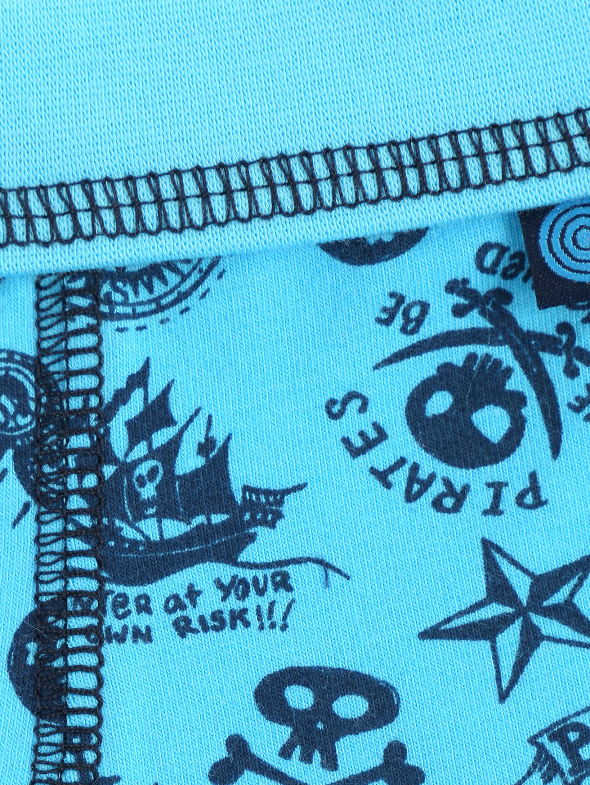 Трусы из хлопка с узором "пираты" Sanetta  –  Деталь1  – Цвет:  Синий