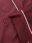 Блуза из вискозы с контрастной отстрочкой TWINSET  –  Деталь1