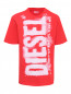 Хлопковая футболка с принтом Diesel  –  Общий вид