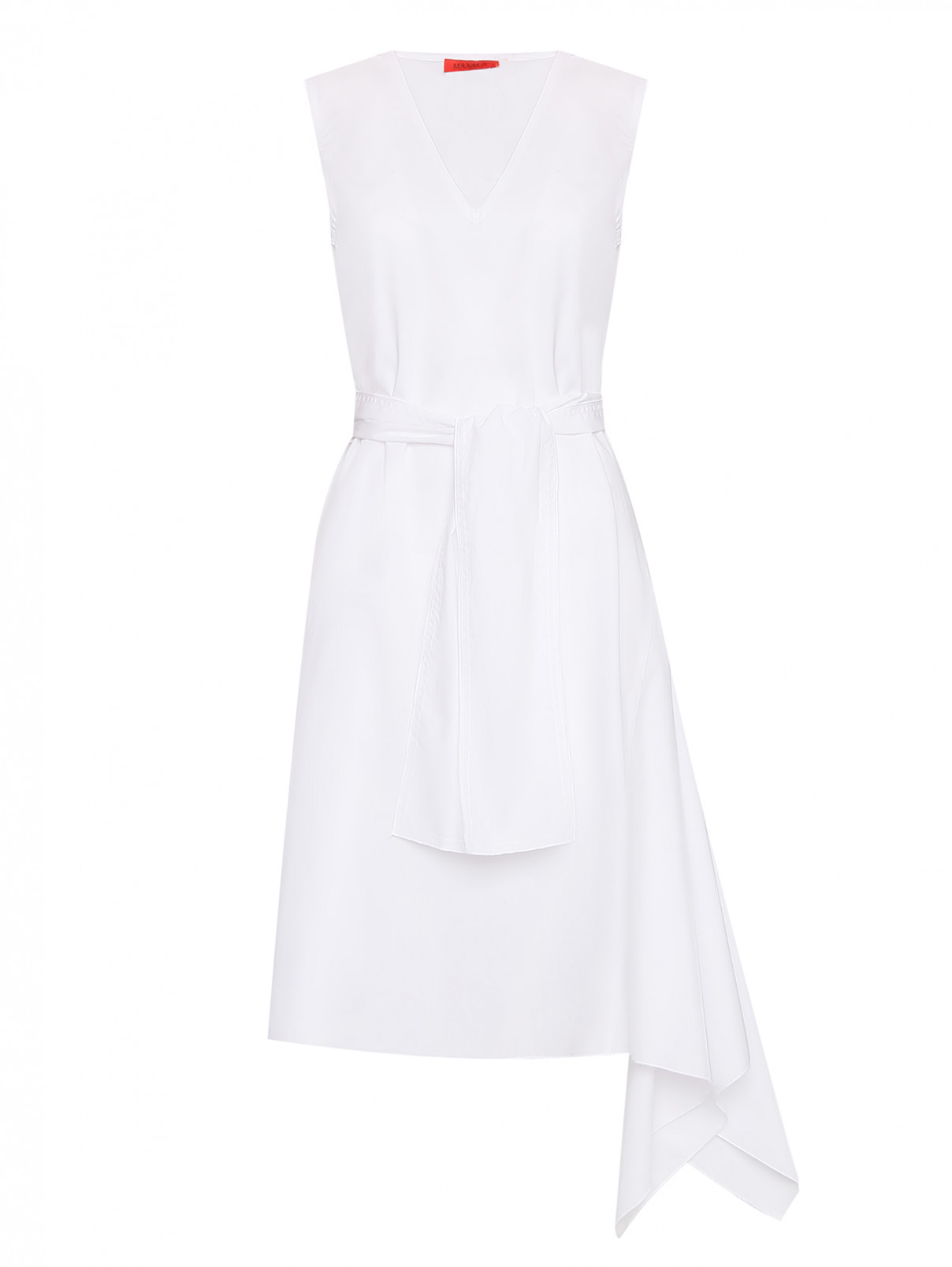 Платье из хлопка с асимметричным низом Max&Co  –  Общий вид