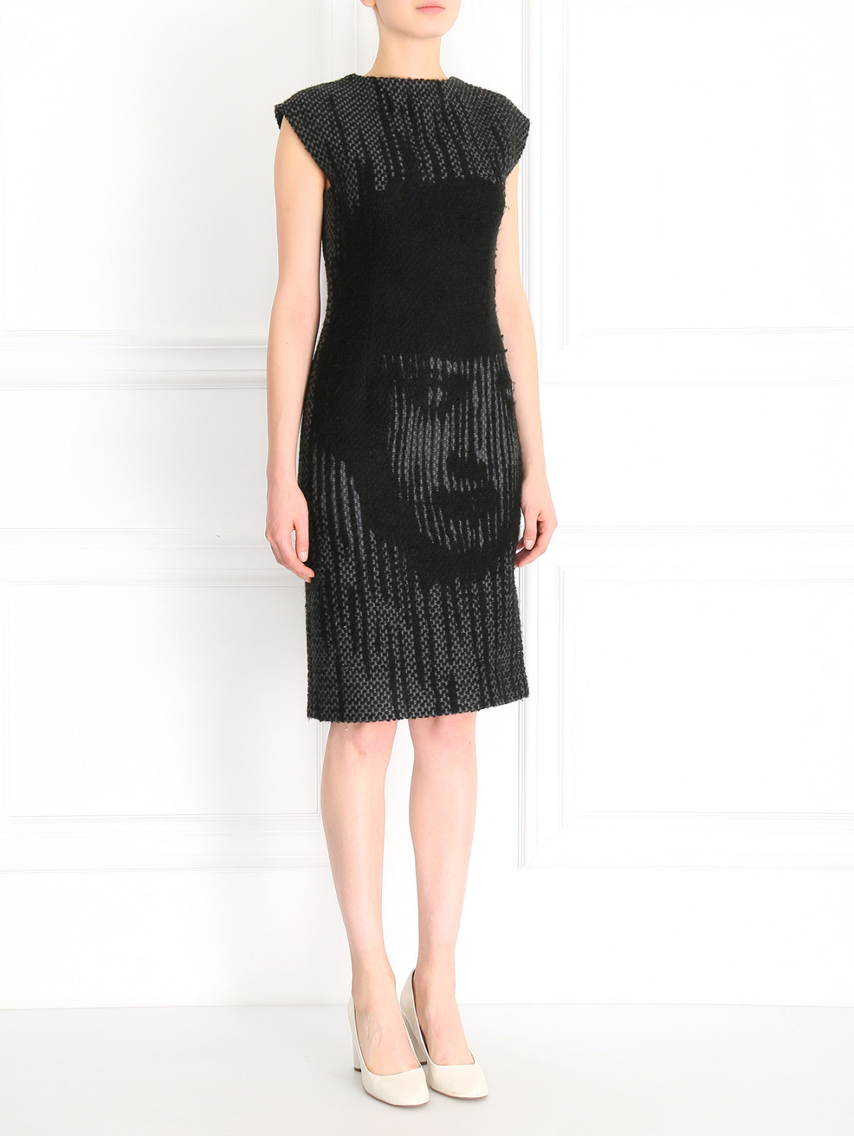 Платье с узором Jean Paul Gaultier  –  Модель Общий вид  – Цвет:  Узор