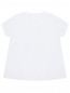 Хлопковая футболка с принтом и аппликацией Il Gufo  –  Обтравка1