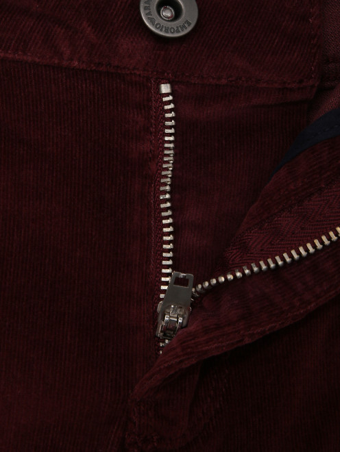 Вельветовые брюки с карманами - Деталь1