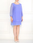 Платье из шелка прямого кроя Marina Rinaldi  –  Модель Общий вид
