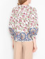 Блуза свободного кроя с цветочным узором Etro  –  МодельВерхНиз1
