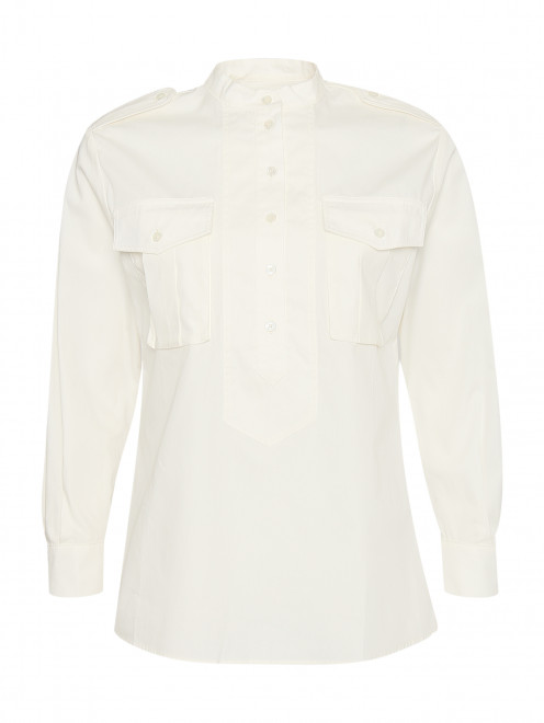Блуза из хлопка с накладными карманами Max&Co - Общий вид