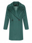 Двубортное пальто из шерсти с карманами Weekend Max Mara  –  Общий вид