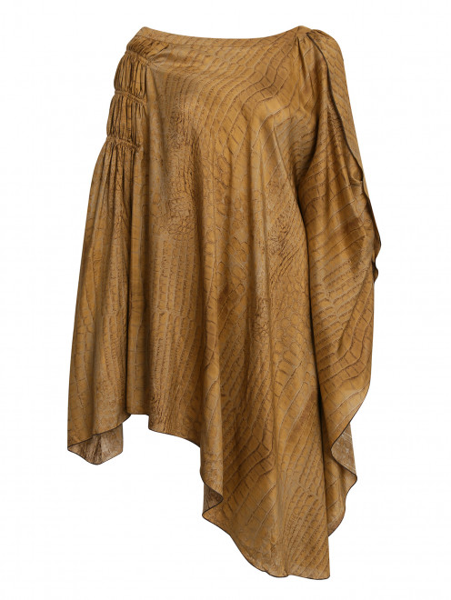 Платье из шелка с узором  Barbara Bui - Общий вид