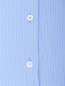 Комбинированная блуза из хлопка с узором полоска Weekend Max Mara  –  Деталь