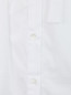 Хлопковая рубашка с оборкой и декоративной лентой Aletta Couture  –  Деталь1
