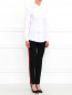 Узкие брюки с контрастными лампасами Barbara Bui  –  Модель Общий вид