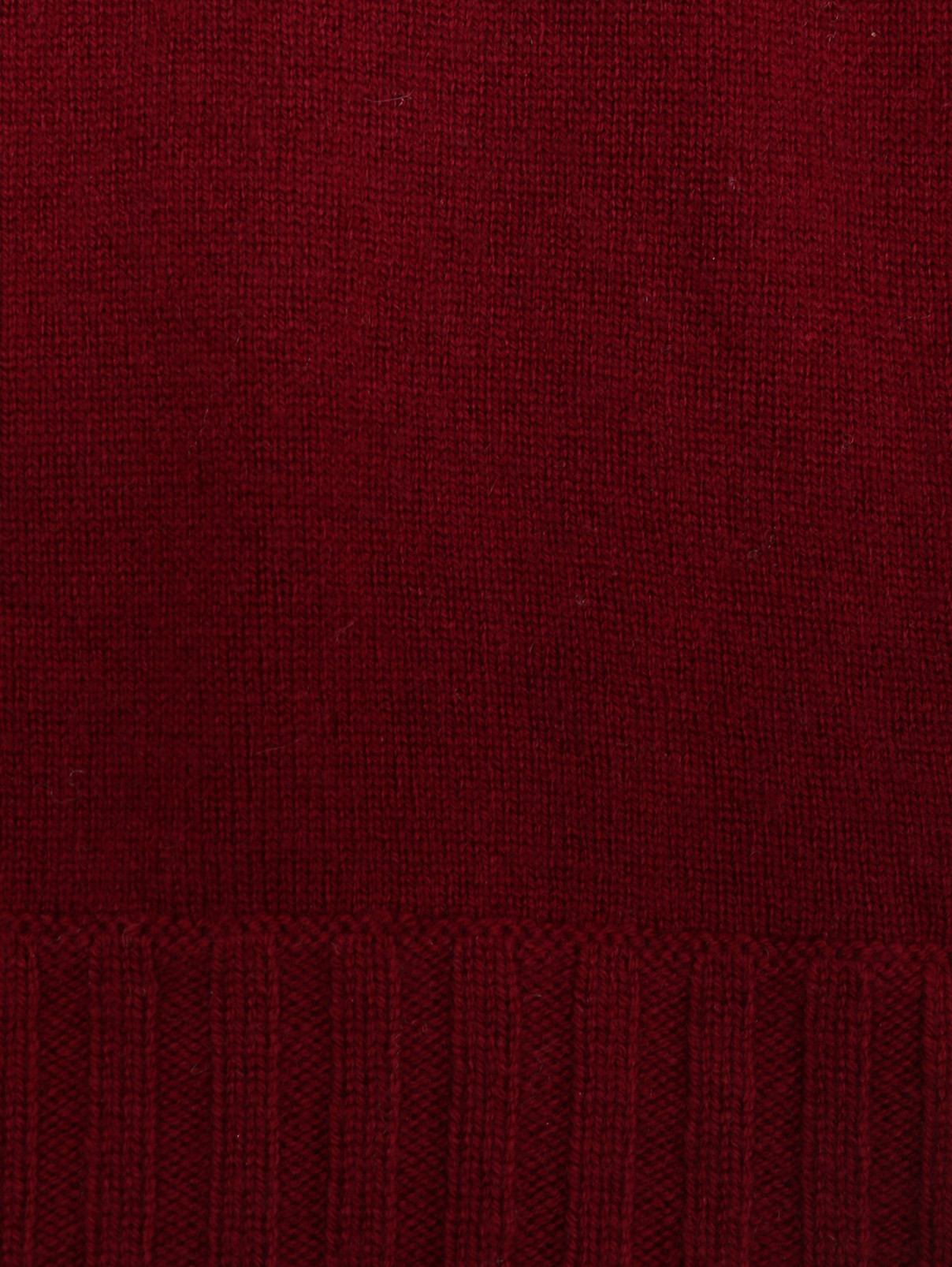Джемпер из шерсти и кашемира свободного кроя Brown Allan  –  Деталь  – Цвет:  Красный
