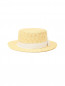Соломенная шляпа с лентой Il Gufo  –  Обтравка1