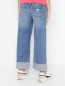 Широкие джинсы с подворотами Guess  –  МодельВерхНиз1
