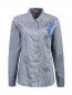 Рубашка из смесового хлопка декорированная вышивкой Marina Sport  –  Общий вид