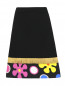 Юбка-мини из шелка с узором Moschino Couture  –  Общий вид