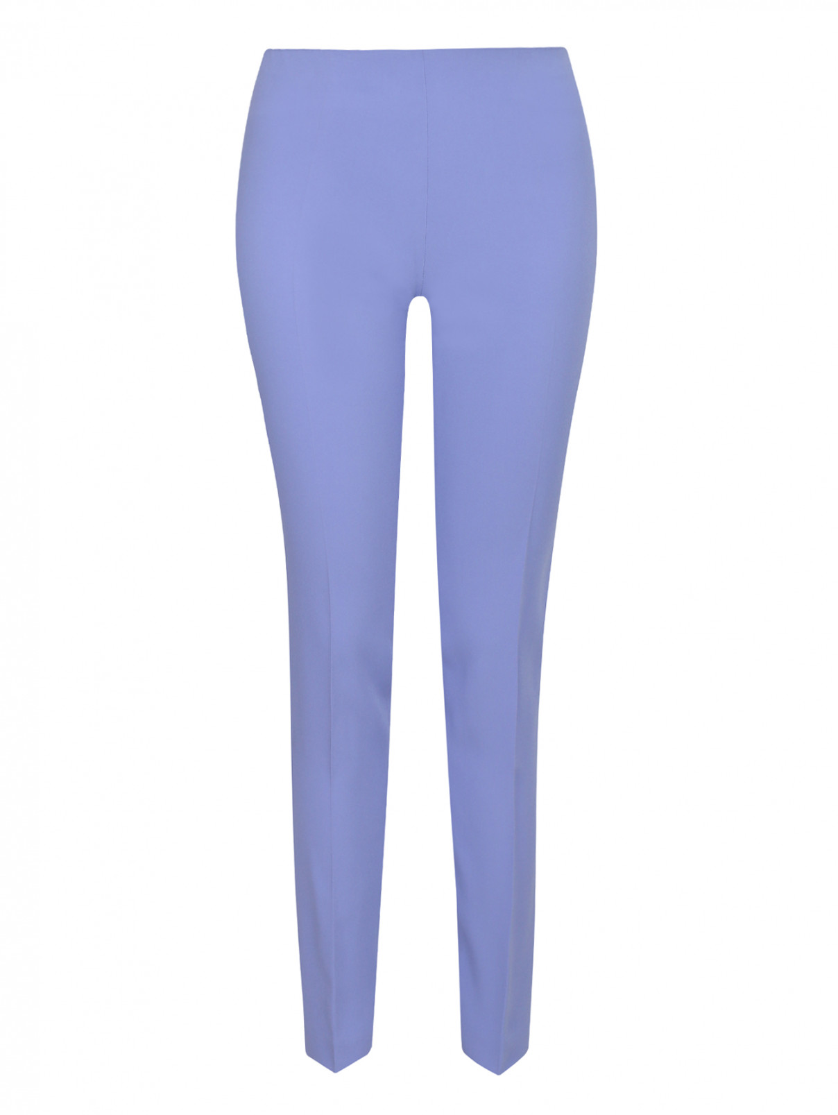 Узкие укороченные брюки Alberta Ferretti  –  Общий вид  – Цвет:  Фиолетовый