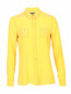 Блуза из шелка с контрастной отстрочкой Moschino Boutique  –  Общий вид