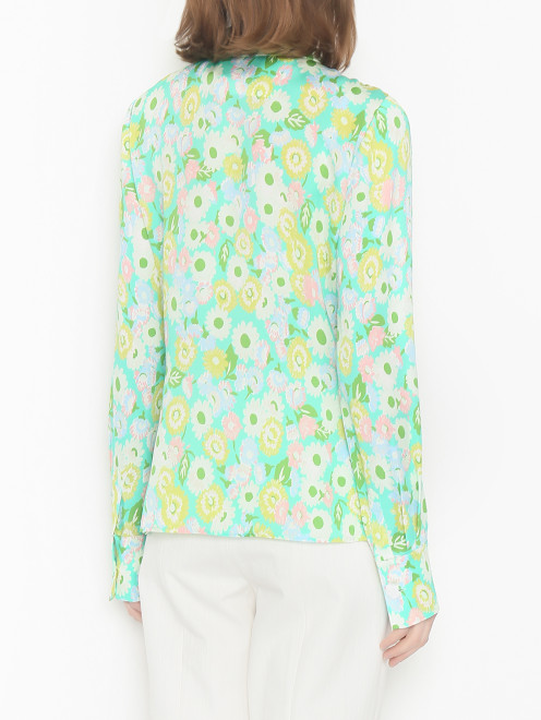 Блуза с цветочным узором - МодельВерхНиз1