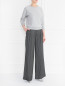 Широкие брюки свободного кроя из вискозы и шерсти с узором Etro  –  Модель Общий вид