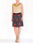 Шелковая юбка на пуговицах Moschino Cheap&Chic  –  Модель Общий вид