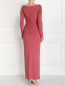 Платье-макси с асимметричной драпировкой Donna Karan  –  Модель Верх-Низ1