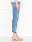 Укороченные джинсы с декоративной отделкой Ermanno Scervino  –  МодельВерхНиз2