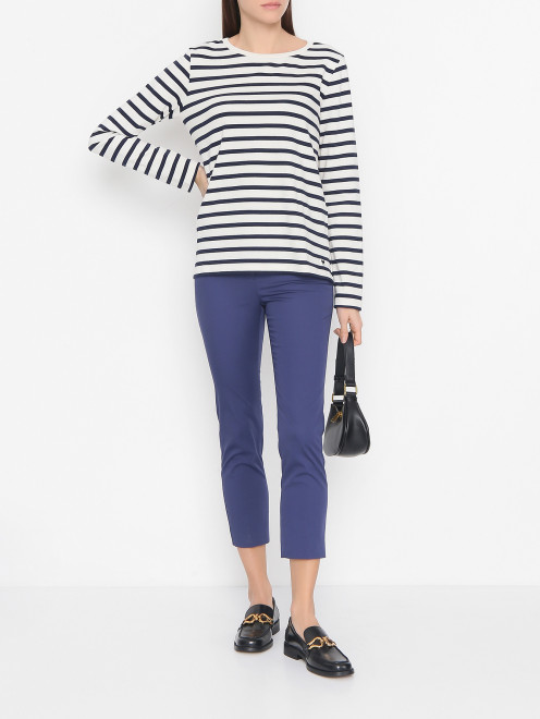 Брюки из хлопка с карманами Weekend Max Mara - МодельОбщийВид