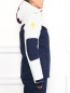 Куртка горнолыжная с капюшоном и аппликацией BOSCO  –  Модель Верх-Низ2